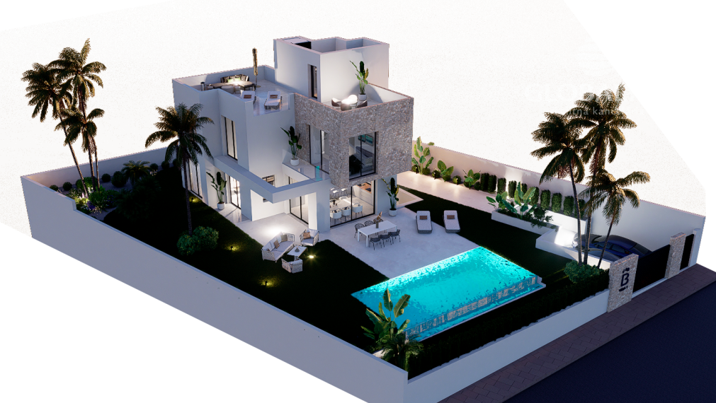 Luxusné vily Las Bellas v Finestrat/Benidorm