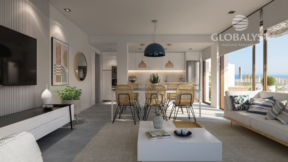 2 izbový penthouse v Seascape Blue - Finestrat