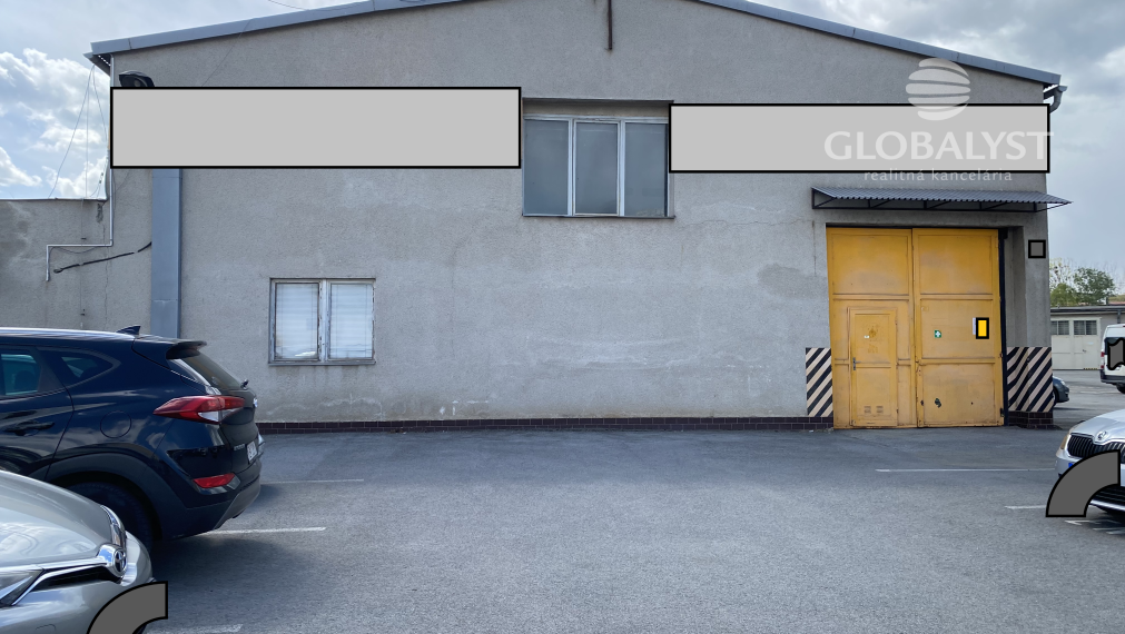 Skladovacie priestory - 385 m2  - v podnikateľskom areáli.