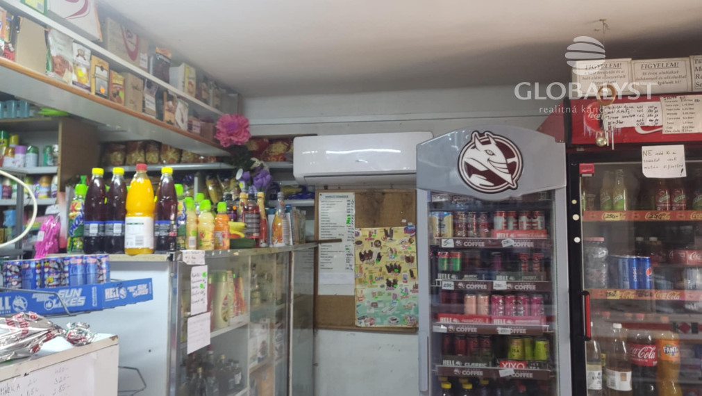 Priestranný rodinný dom s predajňou v mestečku Szikszó