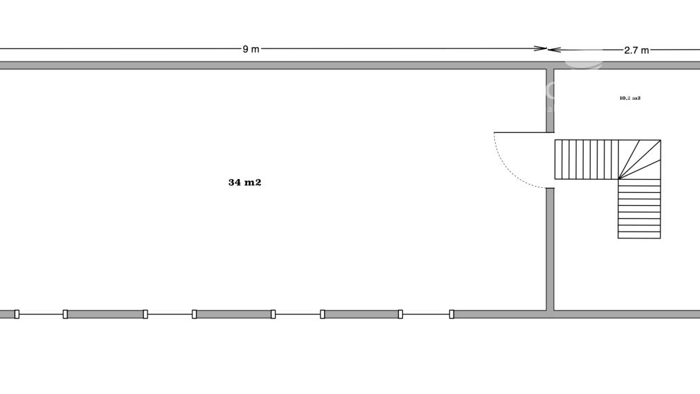 Kancelárske priestory v centre mesta 34 m2 - na Mäsiarskej