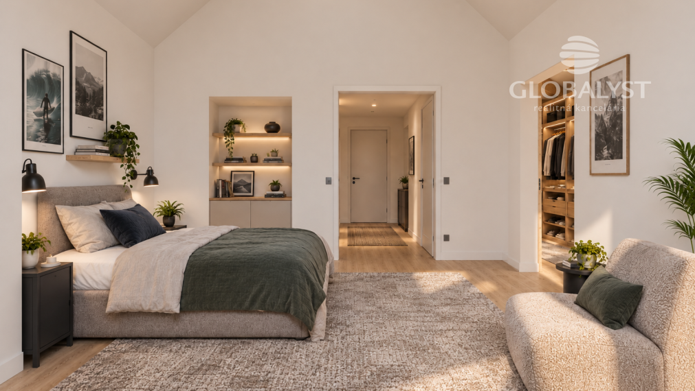 Nový 4 izbový mezonetový byt - 110 m2 - na Juhu