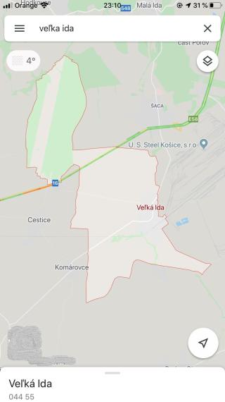 Investičný pozemok 6000 m2 -  vo Veľkej Ide